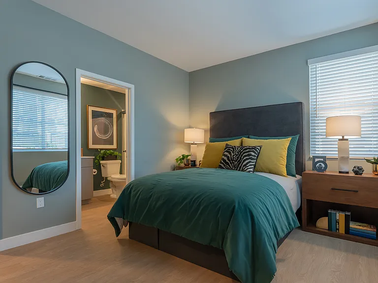 Modern Bedroom with Decor