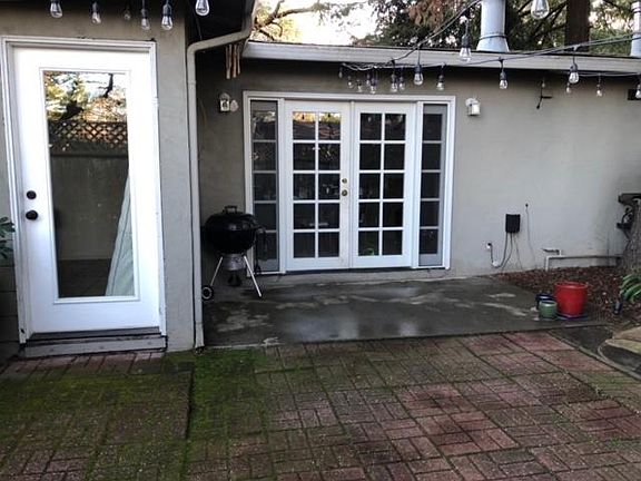 Glass Front Door and 8 ft. Atrium French Doors with operable
