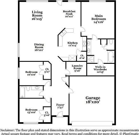 3 bed, 2.0 bath, 1579 sqft, $1,645 — Photo 2