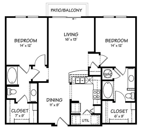 Floor plan Two A