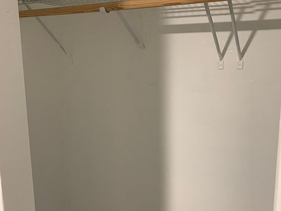 Closet in bedroom