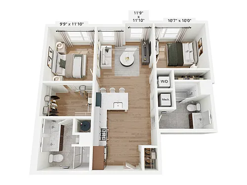 Floor plan B1