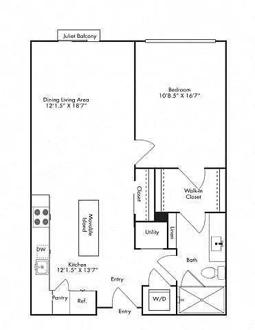 Floor plan 1U