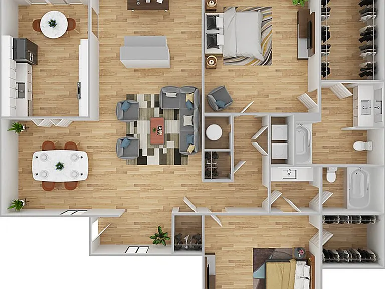 2 Bedroom | 2 Bath | 1335 SF 2 Bedroom | 2 Bath | 1335 SF