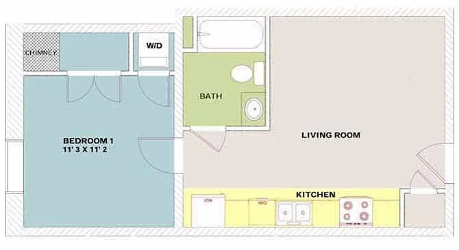 Floor plan Masonry BF-A1
