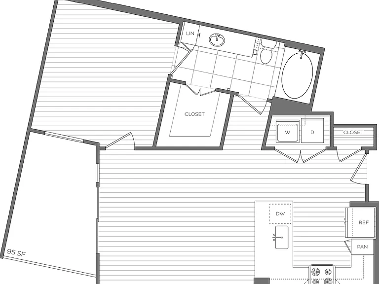 2D Floor Plan F 2D Floor Plan F