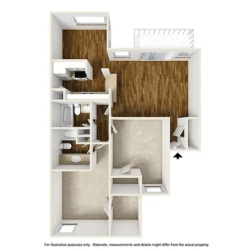 Floor plan Doral-B1