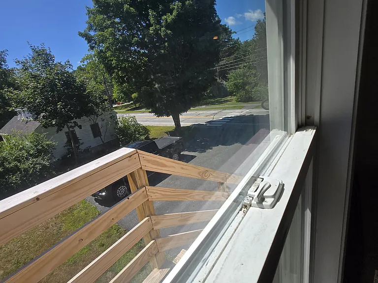 Fire escape from kitchen