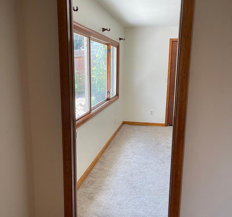 door to the first bedroom