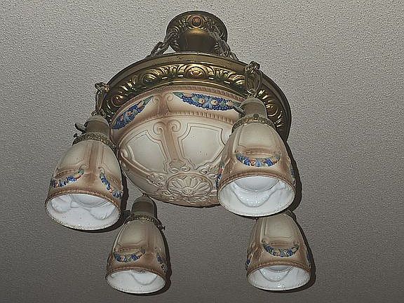 Foyer antique light 