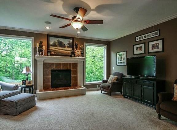 Main Level Family Room with Fireplace!