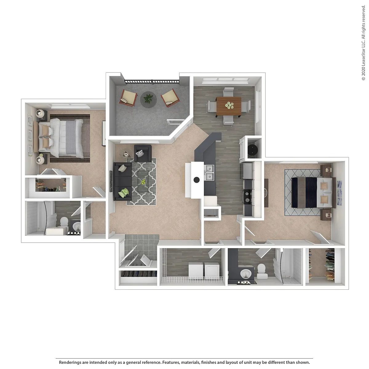 Floor plan The Hudson- B1 Classic