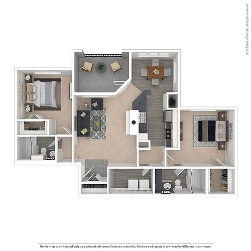 Floor plan The Hudson- B1 Classic