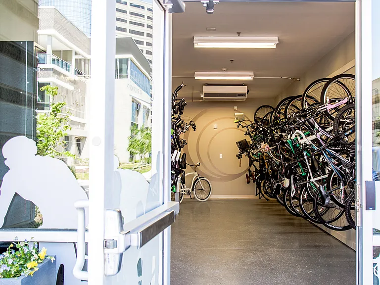 Cycle Storage Center with Restore Station