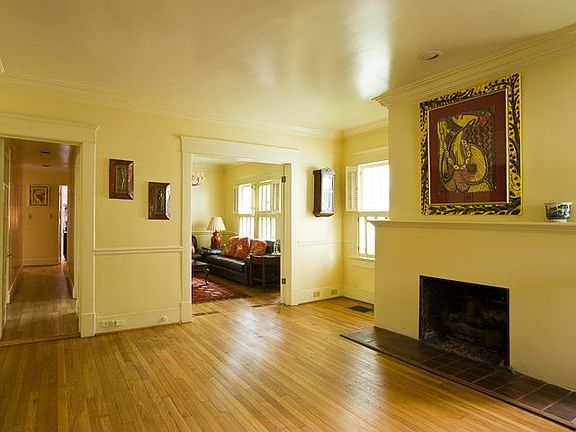 The Living Room Opens Into A Comfortable Family Room