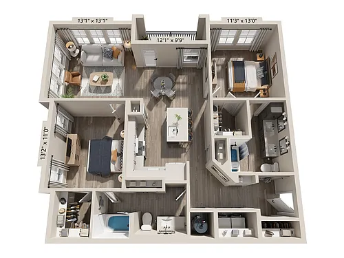 Floor plan B5H
