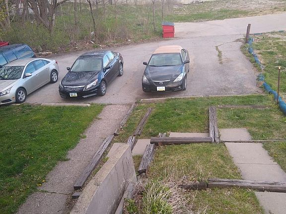 Parking included behind building.