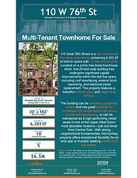 110 West 76th Street  image 1 of 6