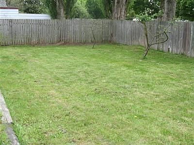 Park like backyard