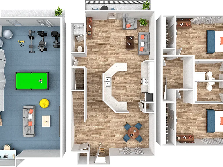 Two Bedroom Two and a Half Bathroom with Basement Two Bedroom Two and a Half Bathroom with Basement