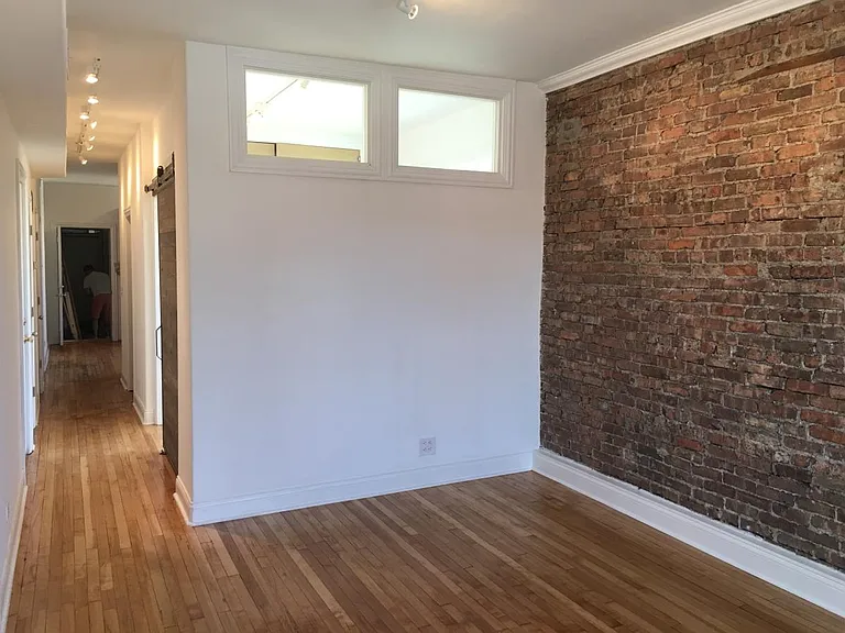 Loft like exposed brick walls