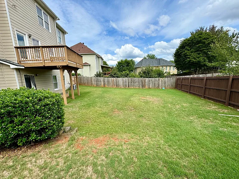 Fenced Backyard