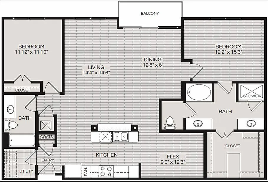 Floor plan B3