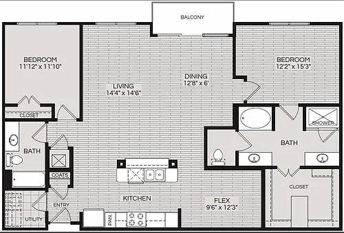Floor plan B3