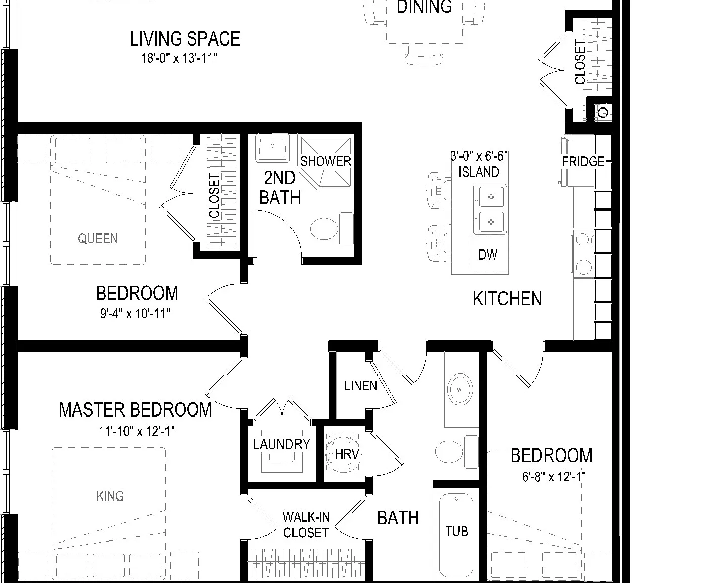 3 bed, 1200 sqft, $2,050 — Photo 3