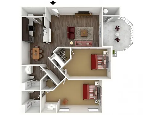 Floor plan Bordeaux Premium