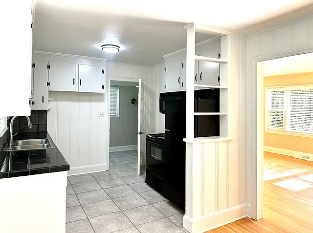 kitchen view from dining area