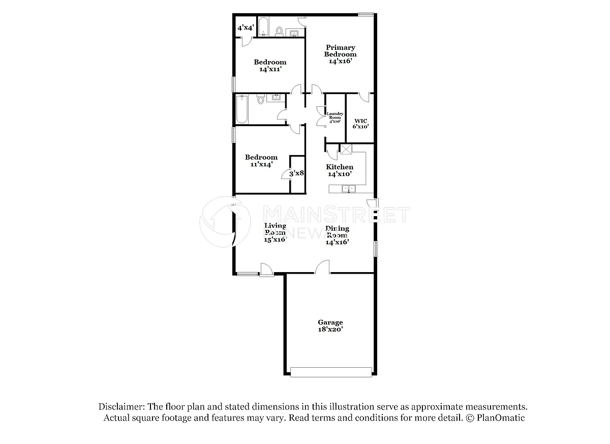 Floor Plan - 5825 Rockrose Ln