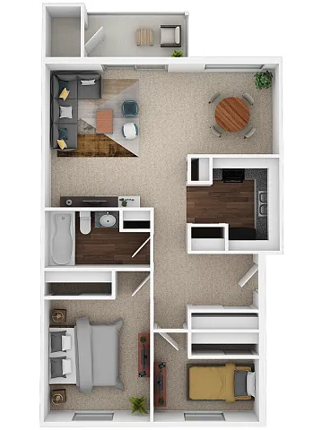 Floor plan 2X1 B