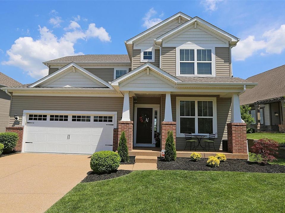 Craftsman style front elevation