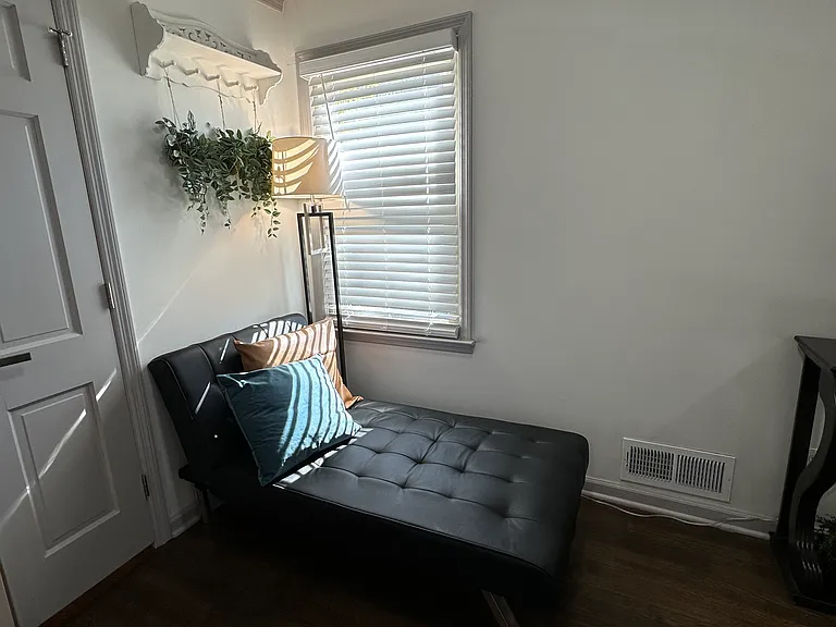 The perfect nook to unwind, read, or just relax in your master bedroom.