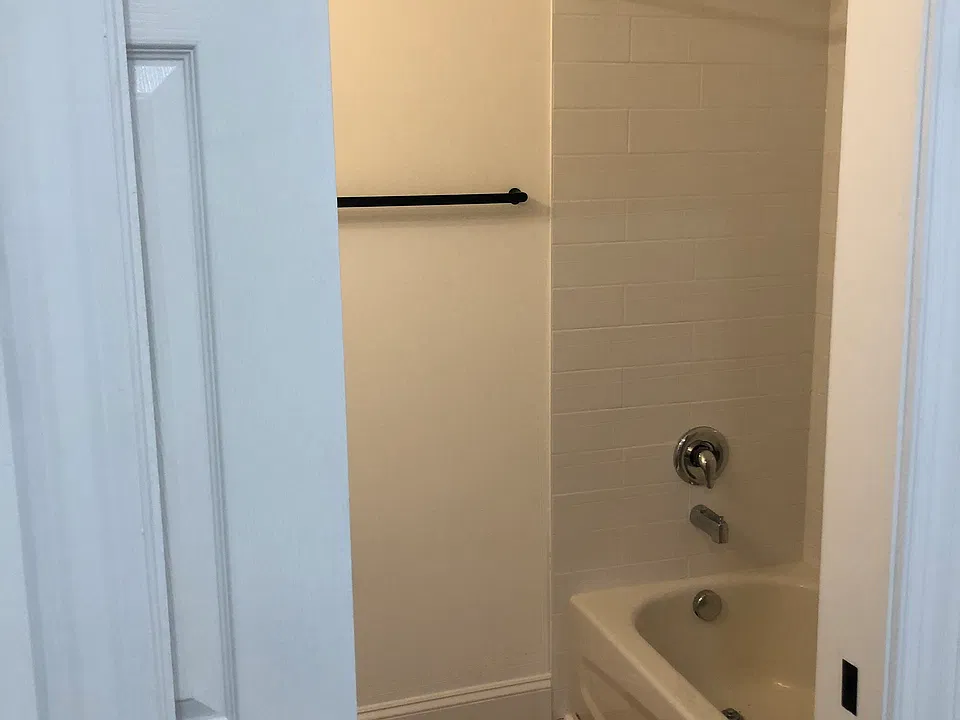 Bathroom off of second bedroom