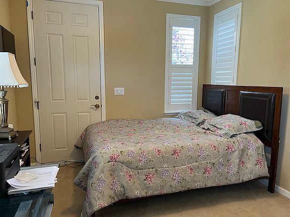 bed , smaller/single bed would give even more space