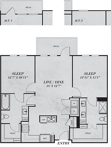 Floor plan B1