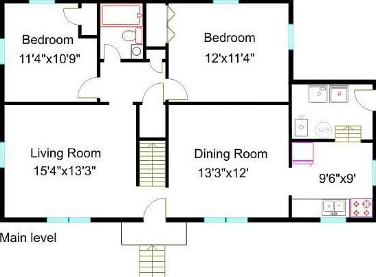 Main Level Floor Plan