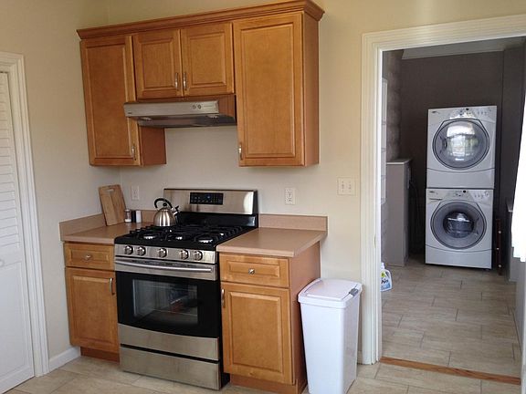 Kitchen and laundry room
