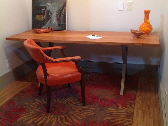 Dedicated work space off foyer makes this property the perfect live - work space.