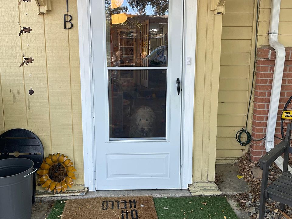 Outside entrance (basement steps are through the playroom)