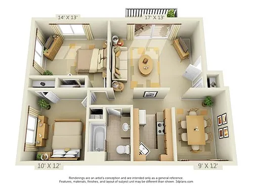 Floor plan Style D