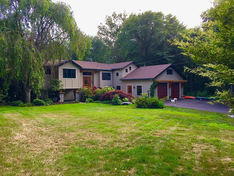 View of the house from the street.