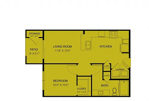 Floor plan A1-Prickly Pear
