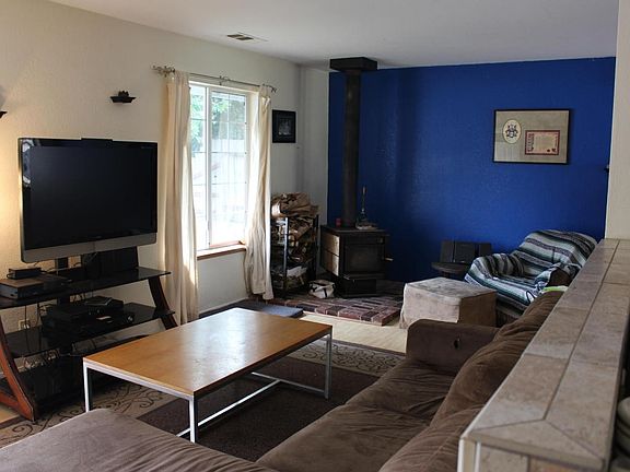Family Room with Wood burning stove
