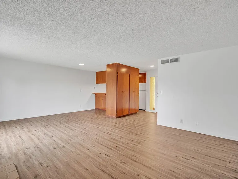 Dining/Living Room with fireplace.