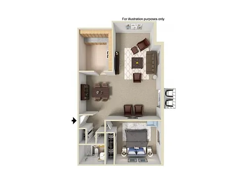 Floor plan Colonial 1 EXT