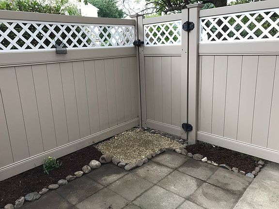 Gated, private patio