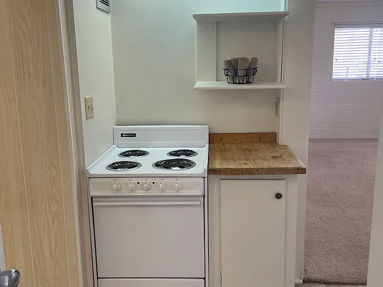 stove and storage